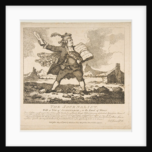 The Journalist, With a View of Auckinleck-or the Land of Stones, May 15, 1786 by Thomas Rowlandson