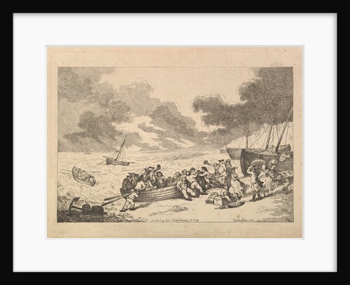 Embarking from Brighthelmstone to Diepp[e], 1787 by Thomas Rowlandson