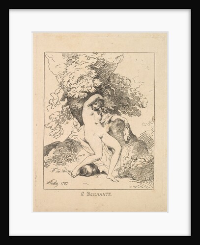 A Bacchante, 1787 by Thomas Rowlandson