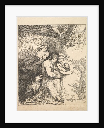 A Sailor's Family, 1787 by Thomas Rowlandson