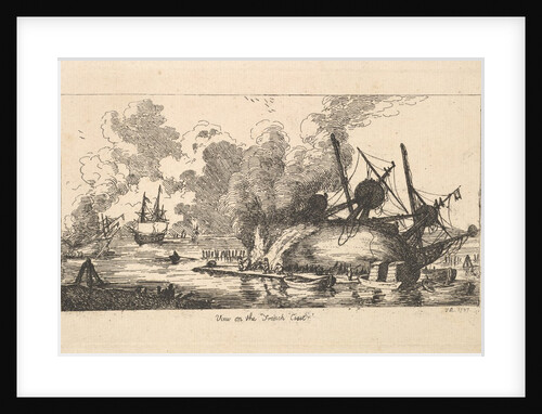 View on the French Coast, 1787 by Thomas Rowlandson