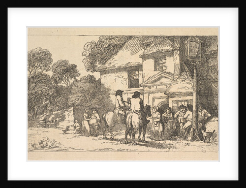 The Three Horseshoes, a Roadside Inn, December 18, 1787 by Thomas Rowlandson