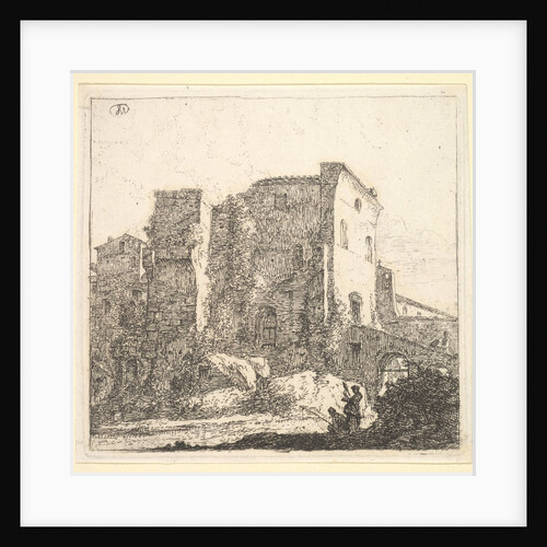 A Woman Spinning and a Fisherman, 17th century by Thomas Wijck