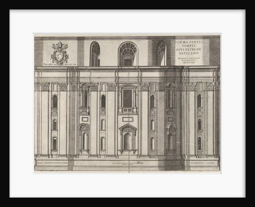 Speculum Romanae Magnificentiae: St. Peter's, 1564 by Vincenzo Luchino