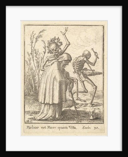 Old woman, from the Dance of Death, 1651 by Wenceslaus Hollar