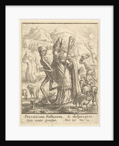 Bishop, from the Dance of Death, 1651 by Wenceslaus Hollar