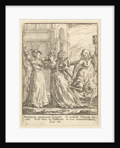 Queen, from the Dance of Death, 1651 by Wenceslaus Hollar