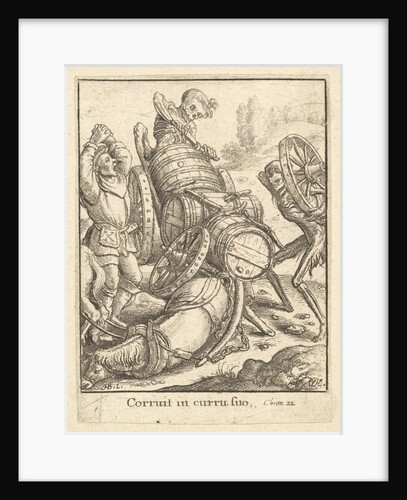 Waggoner, from the Dance of Death, 1651 by Wenceslaus Hollar