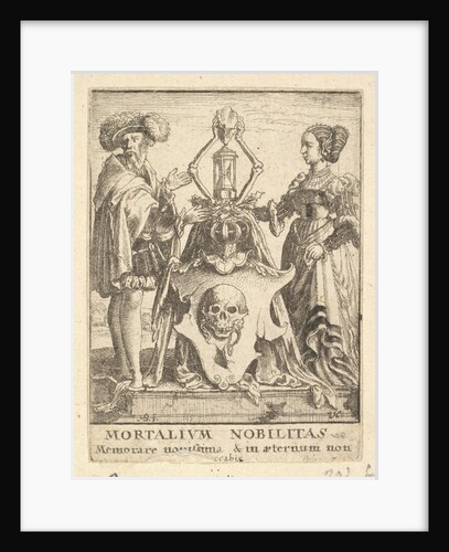 Death's coat of arms, from the Dance of Death, 1651 by Wenceslaus Hollar