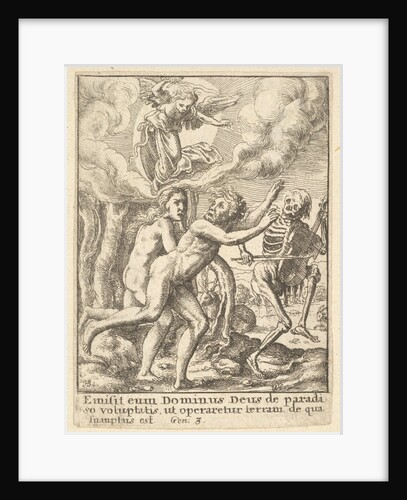 Paradise Lost, from the Dance of Death, 1651 by Wenceslaus Hollar