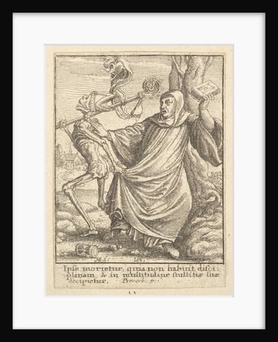 Abbot, from the Dance of Death, 1651 by Wenceslaus Hollar