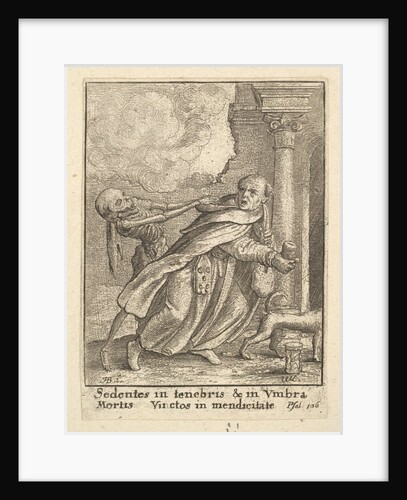The Monk, from the Dance of Death, 1651 by Wenceslaus Hollar
