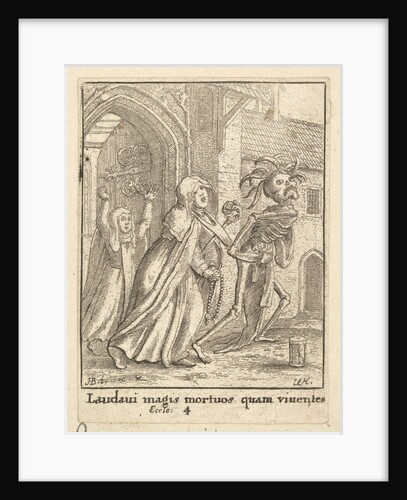 The Abbess, from the Dance of Death, 1651 by Wenceslaus Hollar