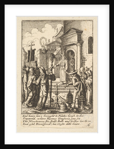 Jesus before Pilate, 1625-77 by Wenceslaus Hollar