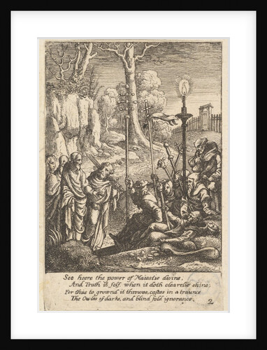 Jesus confronting his detractors, 1625-77 by Wenceslaus Hollar