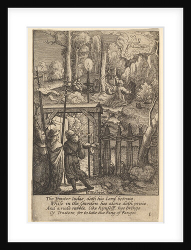 Jesus on the Mount of Olives, 1625-77 by Wenceslaus Hollar