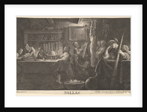 Realm of Pallas, 1646 by Wenceslaus Hollar