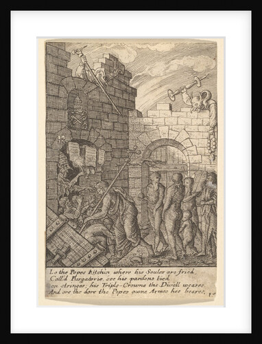 Descent into Hell, 1625-77 by Wenceslaus Hollar