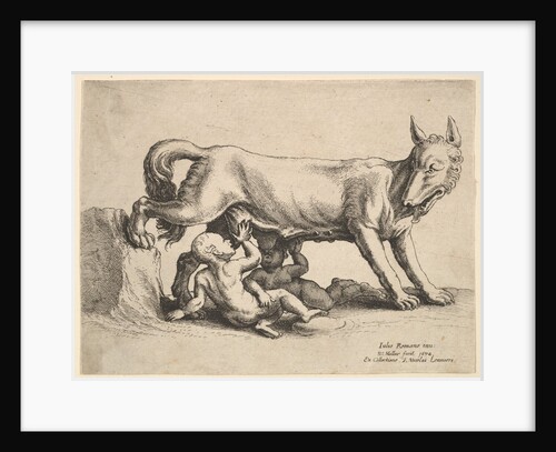 Romulus and Remus, 1652 by Wenceslaus Hollar