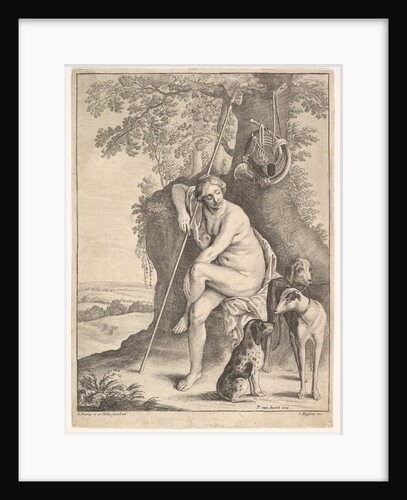 Seated figure of Diana the huntress, 1625-77 by Paulus Potter