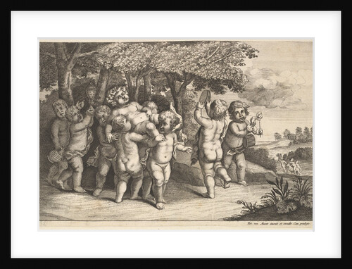 Nine Small Boys, 1625-77 by Wenceslaus Hollar