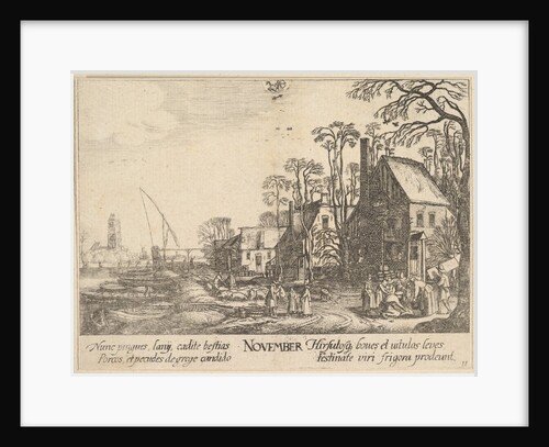 November, 1628-29 by Wenceslaus Hollar