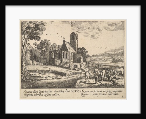 August, 1628-29 by Wenceslaus Hollar