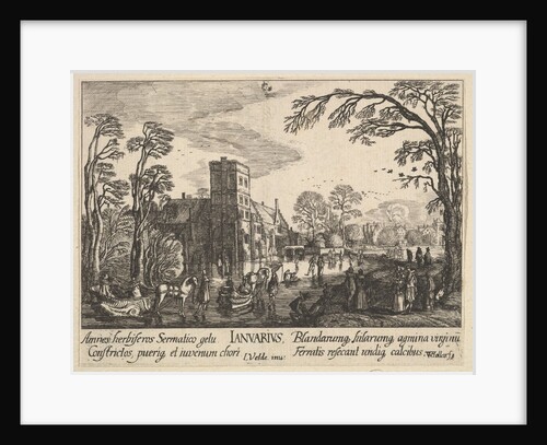 January, 1628-29 by Wenceslaus Hollar