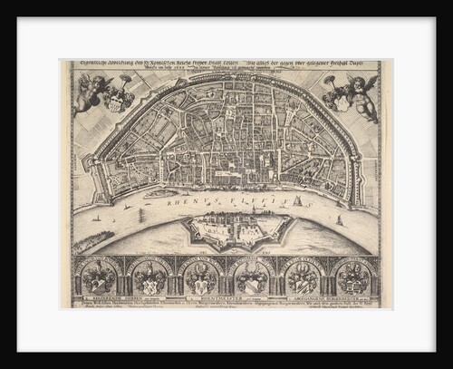 Cologne and Deutz, 1635 by Wenceslaus Hollar