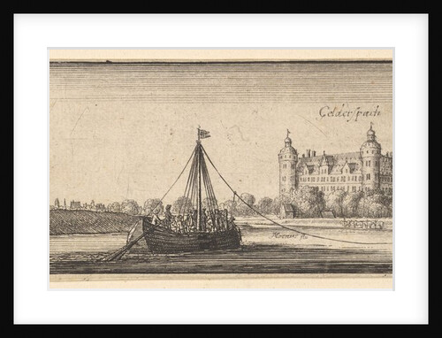 Kelsterbach Castle near Höchst am Main, 1642-44 by Wenceslaus Hollar