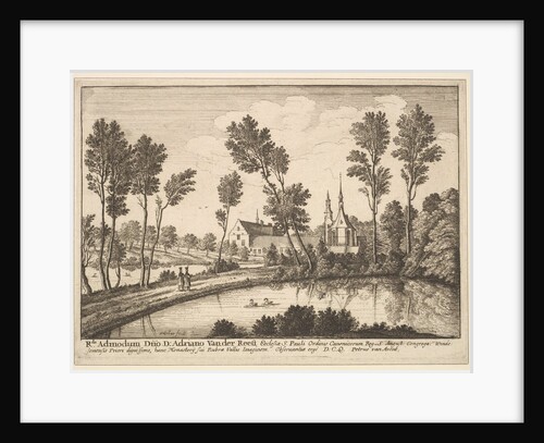 Rothendael Abbey, 1648 by Wenceslaus Hollar