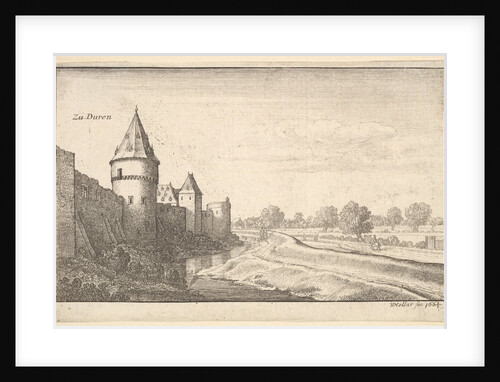 Zu Düren, 1664 by Wenceslaus Hollar