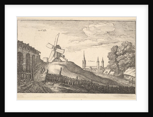 zü Cölln, 1643 by Wenceslaus Hollar