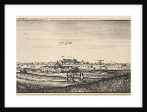 Tootehill fields, 1625-77 by Wenceslaus Hollar