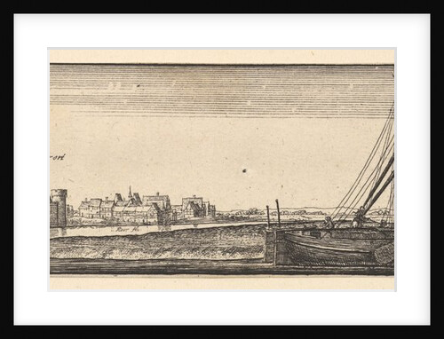 Ruhrort, 1642-44 by Wenceslaus Hollar