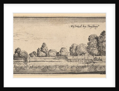 Strasbourg: The Toll House, 1625-77 by Wenceslaus Hollar