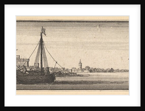 Rüdesheim, 1642-44 by Wenceslaus Hollar