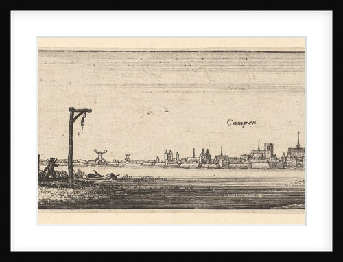 Kampen, 1642-44 by Wenceslaus Hollar