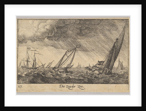 Zuyder Zee, 1635 by Wenceslaus Hollar