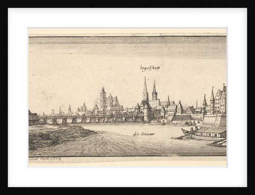 Ingolstadt, 1665 by Wenceslaus Hollar