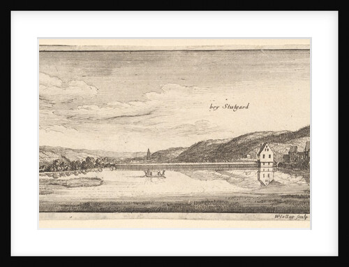 Stuttgart: The Lake, 1663-65 by Wenceslaus Hollar
