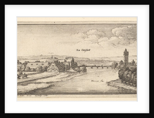 Cannstadt, 1665 by Wenceslaus Hollar