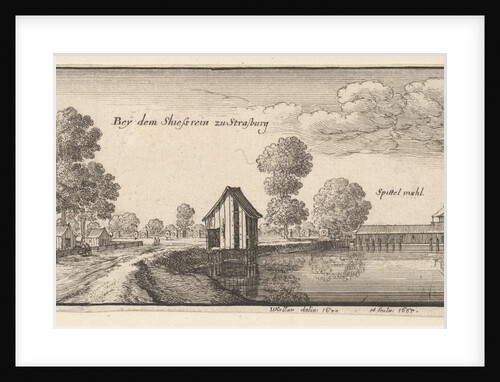 Strasbourg, 1665 by Wenceslaus Hollar