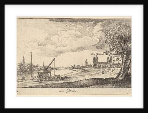 Speyer, 1635 by Wenceslaus Hollar