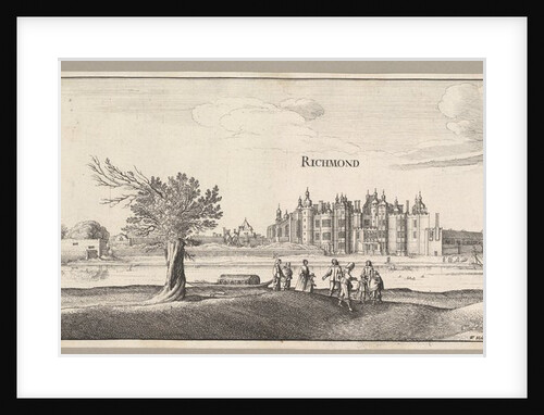 Richmond Palace, 1638 by Wenceslaus Hollar