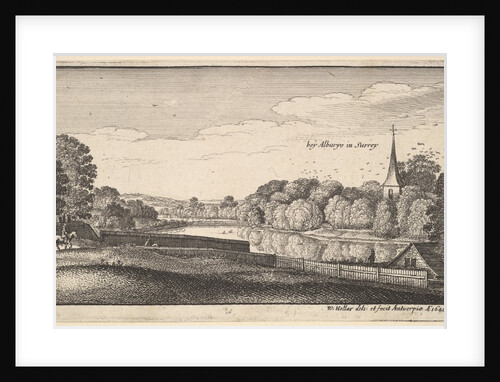 Near Albury, 1645 by Wenceslaus Hollar
