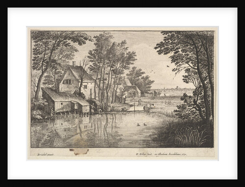 The Angler, 1650 by Wenceslaus Hollar