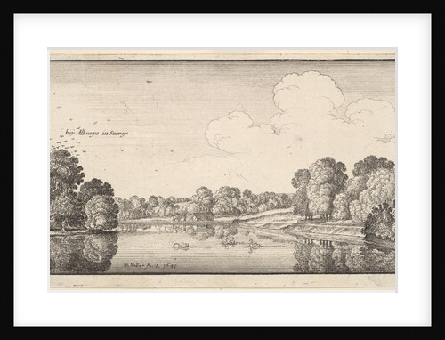 Views of countryside near Albury, Surrey, 1645 by Wenceslaus Hollar