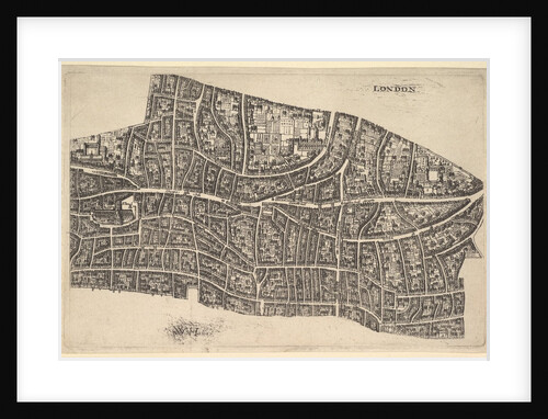 London before the Great Fire, 1666-77 by Wenceslaus Hollar