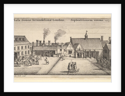 Arundel House from the North, 1646 by Wenceslaus Hollar